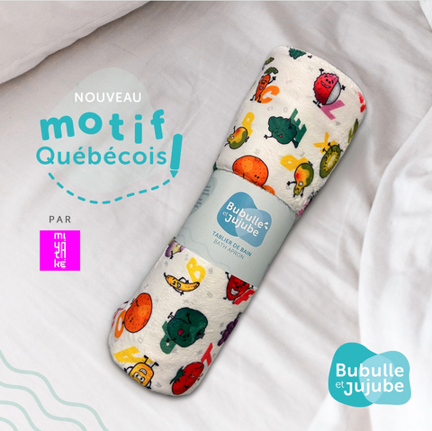 Tablier De Bain Fruits & Légumes Alphabétique