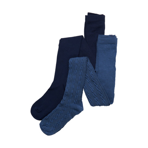 Collants (Paquet De 2 Paires) Bleus