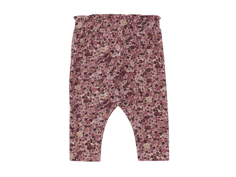 Pantalon Fleuri Dusty Rose