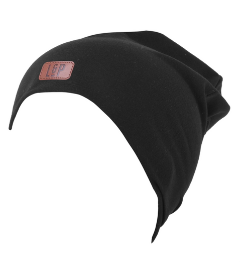 Tuque En Coton Boston 2 En 1 Noir