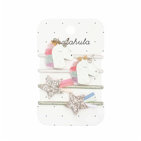 Ensemble Élastiques Rainbow Unicorn