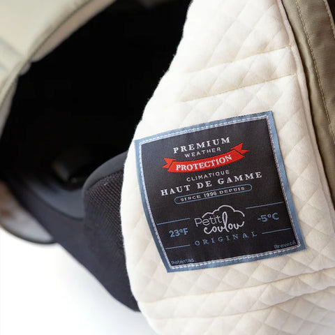 Housse Légère Pour Siège D'auto Lichen Vert Col Corduroy