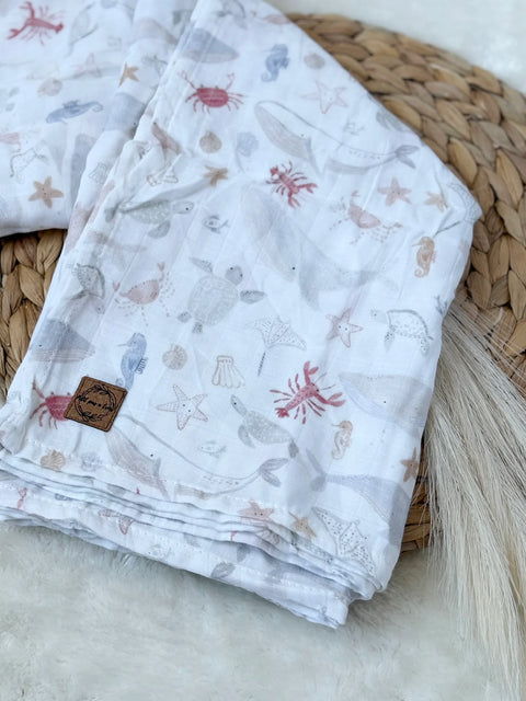 Mousseline De Bambou Sous La Mer