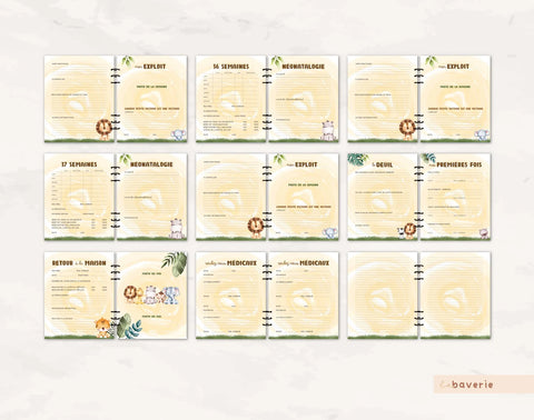 Livret Très Grand Prématuré Semaine 23-40 MiniSafari