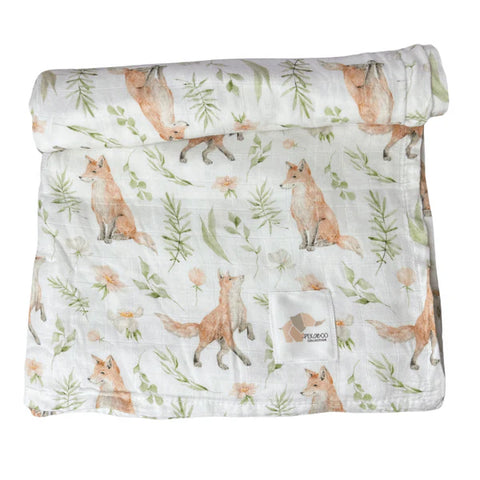 Mousseline Bambou Doux Renards