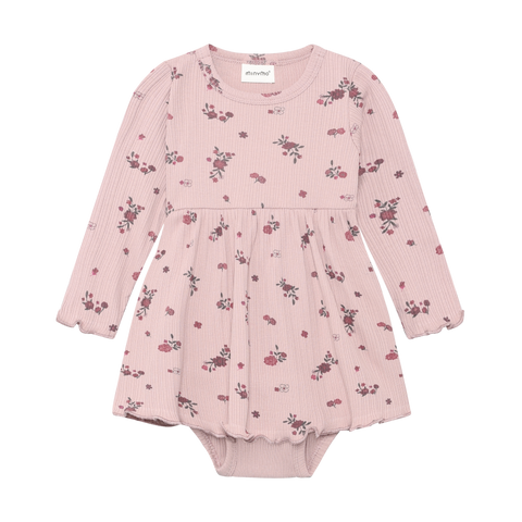 Robe Fleurs Mauve & Rose