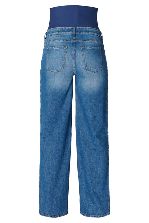 Jean Lemi À Jambe Évasée Dark Navy