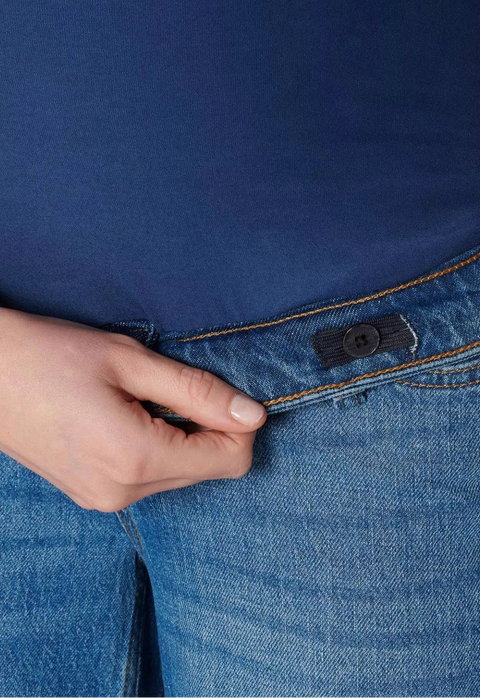 Jean Lemi À Jambe Évasée Dark Navy