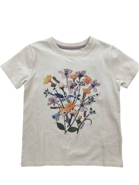 T-Shirt Fleurs White Swan