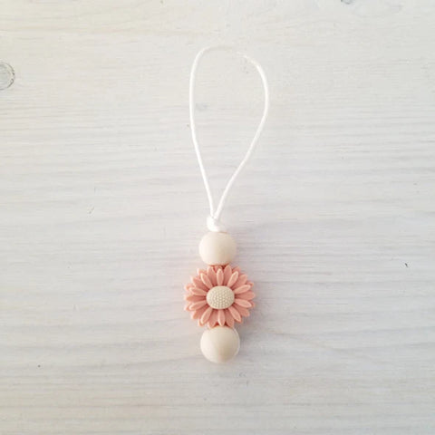 Zip À Fermeture Éclair Marguerite Pêche