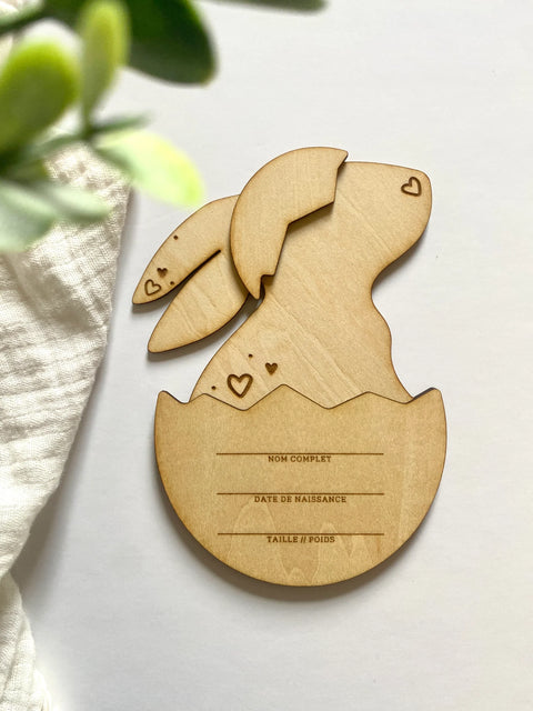 Pastille De Naissance Lapin