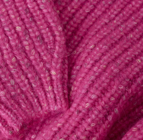 Tricot Manches Longues Fuchsia Fedora