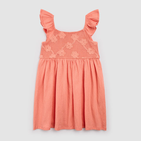 Robe Dentelle Corail