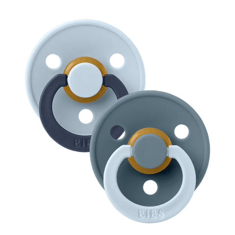 Suce Fusion Baby Blue/Petrol 0-6 Mois (Paquet De 2)