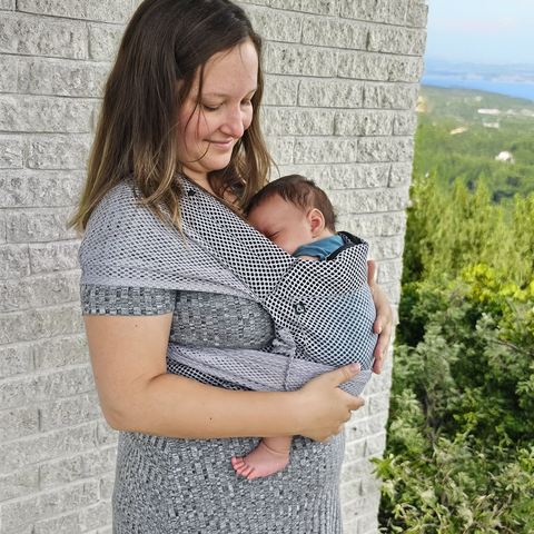 Porte-bébé Mei Tai Air Gris