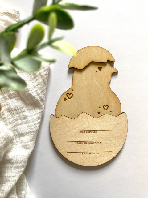 Pastille De Naissance Poussin