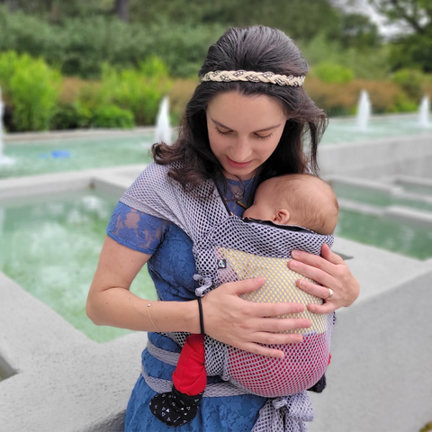 Porte-bébé Mei Tai Air Gris