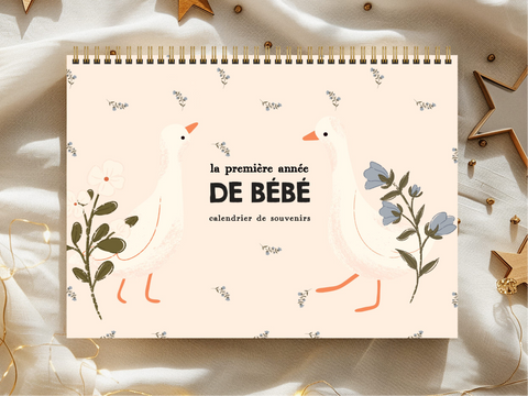 Calendriers De Première Année De Bébé Petites Oies