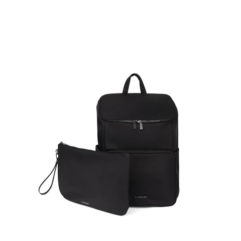 Sac À Couches Le Anabelle En Nylon Recyclé Noir