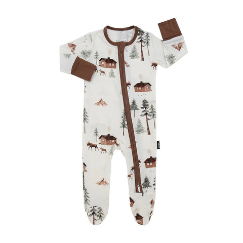 Pyjama Bambou Avec Pieds Moose