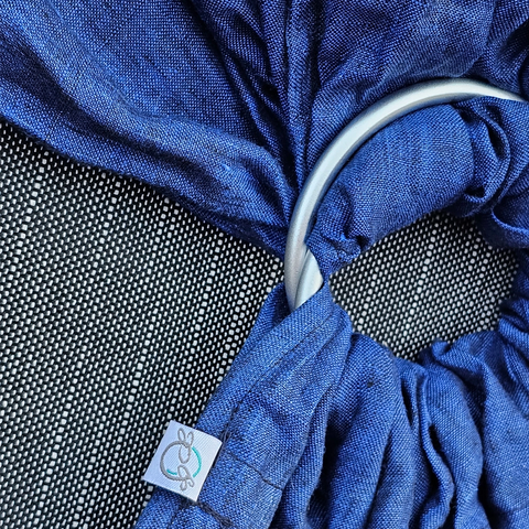 Écharpe Ajustable Lin Ring Sling Bleu Royal