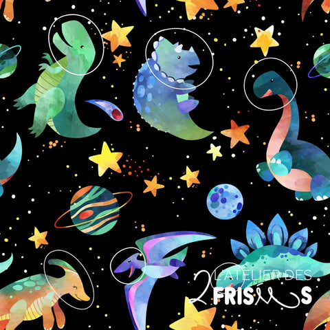 Protège-Sièges De Voiture Imperméable Évolutif Dinosaures De L'espace Bleus