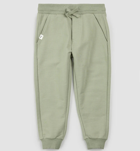 Jogger Molletonné Sauge Miles Basiques