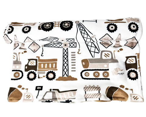 Couverture Magiks TODDLER Camion Construction Beige