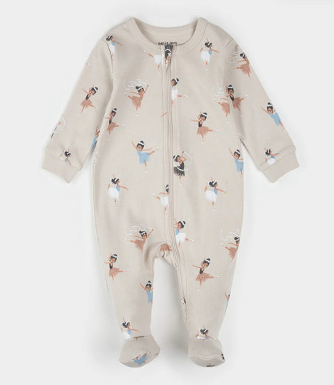 Dormeuse Crème À Imprimé Ballerine