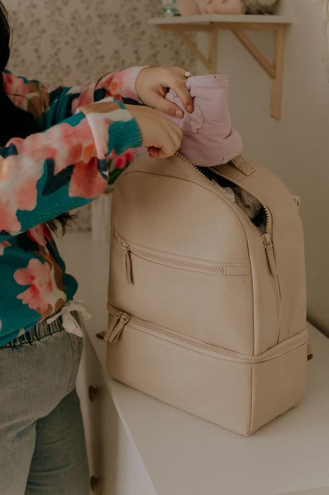 Sac À Couche Beige