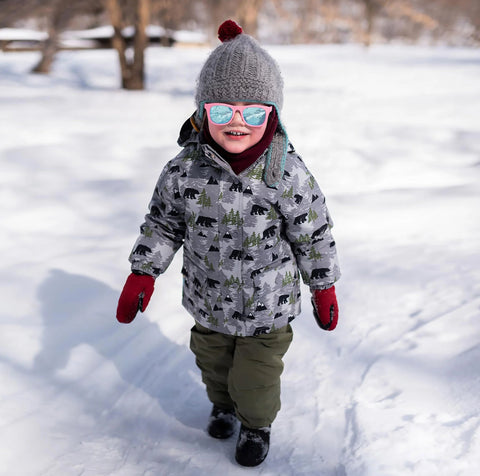 Lunette De Soleil Pour Enfants Urban Rose Pêche Lentilles Aurora