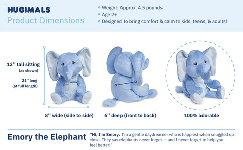 Peluche Réconfort Emory L’éléphant