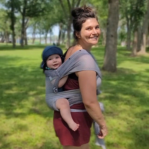 Porte-bébé Mei Tai Air Gris