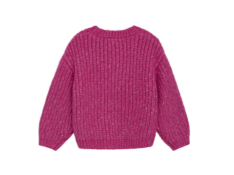 Tricot Manches Longues Fuchsia Fedora