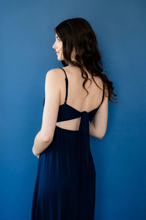 Robe Longue Adélaide Marine