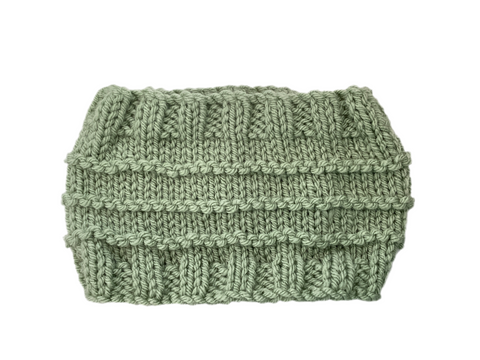 Cache-cou Vert Pâle 0-6 Mois