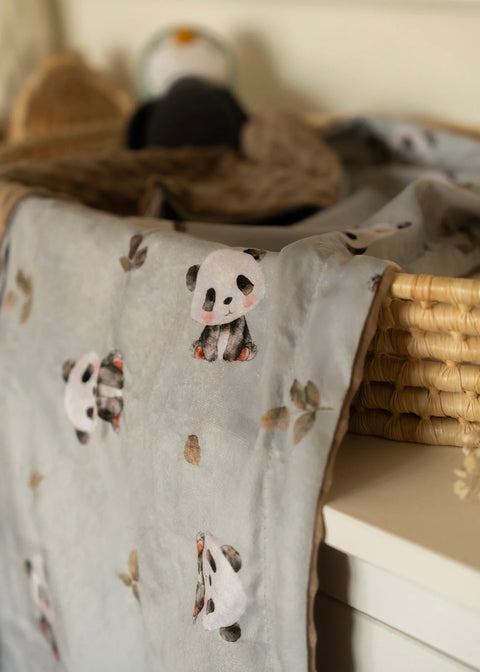 Couvertures Minky Panda