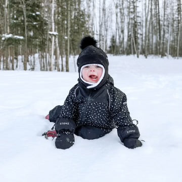 Mitaines De Neige Pour Bébé Noir