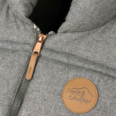 Housse Hiver Pour Siège D'auto Collection Laine Ardoise (Gris)