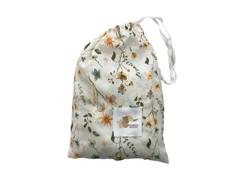 Couvre Matelas À Langer Fleuri Vintage Beige