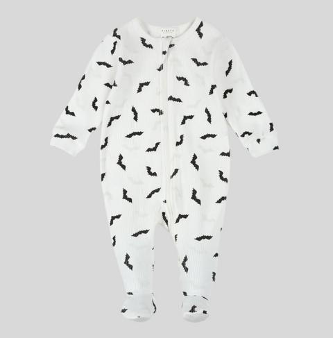 Dormeuse Blanc Cassé À Imprimé De Chauve-souris Phosphorescent