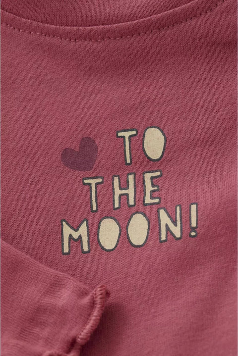 T-Shirt Manches Longues Tomball Baroque Rose