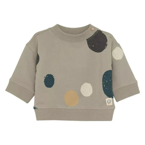 Crewneck Snowflake Abstract Off White