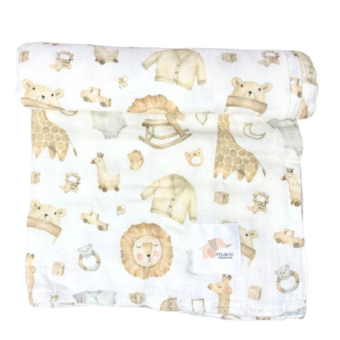 Mousseline Bambou Doux Jouets & Lionceaux