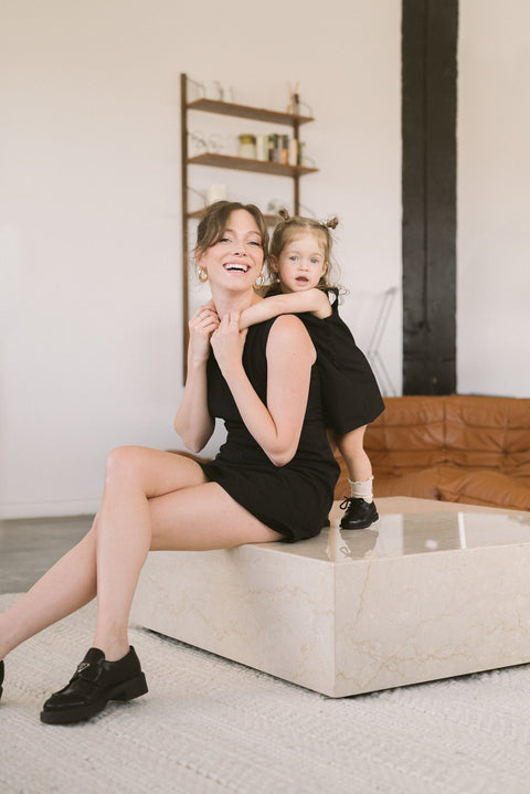 Aurora Mini Robe Noire Pour Femmes