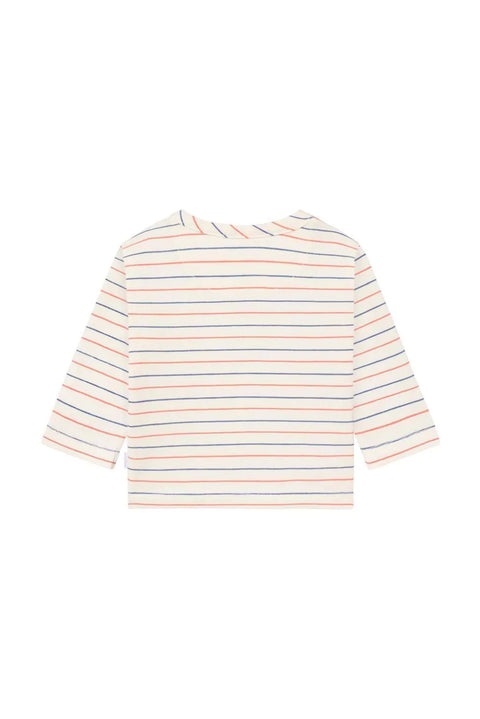 T-Shirt Manches Longues Egret Sail Away Rayé
