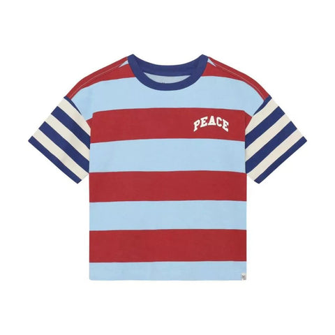 T-shirt Cerulean Rayé
