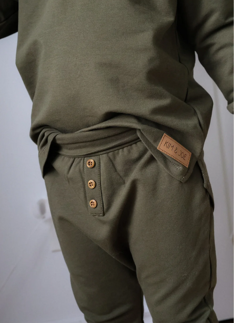 Pantalon Évolutif Vert Olive