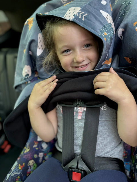 Poncho Pour L’auto Forêt Scandinave