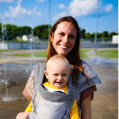 Porte-bébé Mei Tai Air Gris